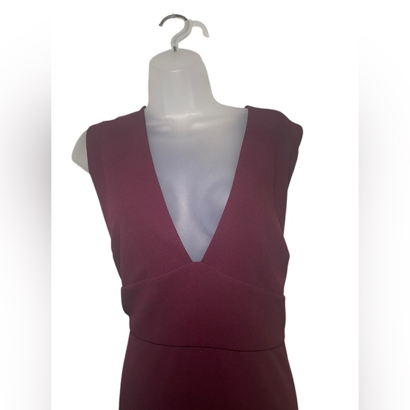 Sachin & Babi Loretta Gown Deep Wine Size 14 NWT | Sleeveless Formal Evening Dre - Picture 7 of 8